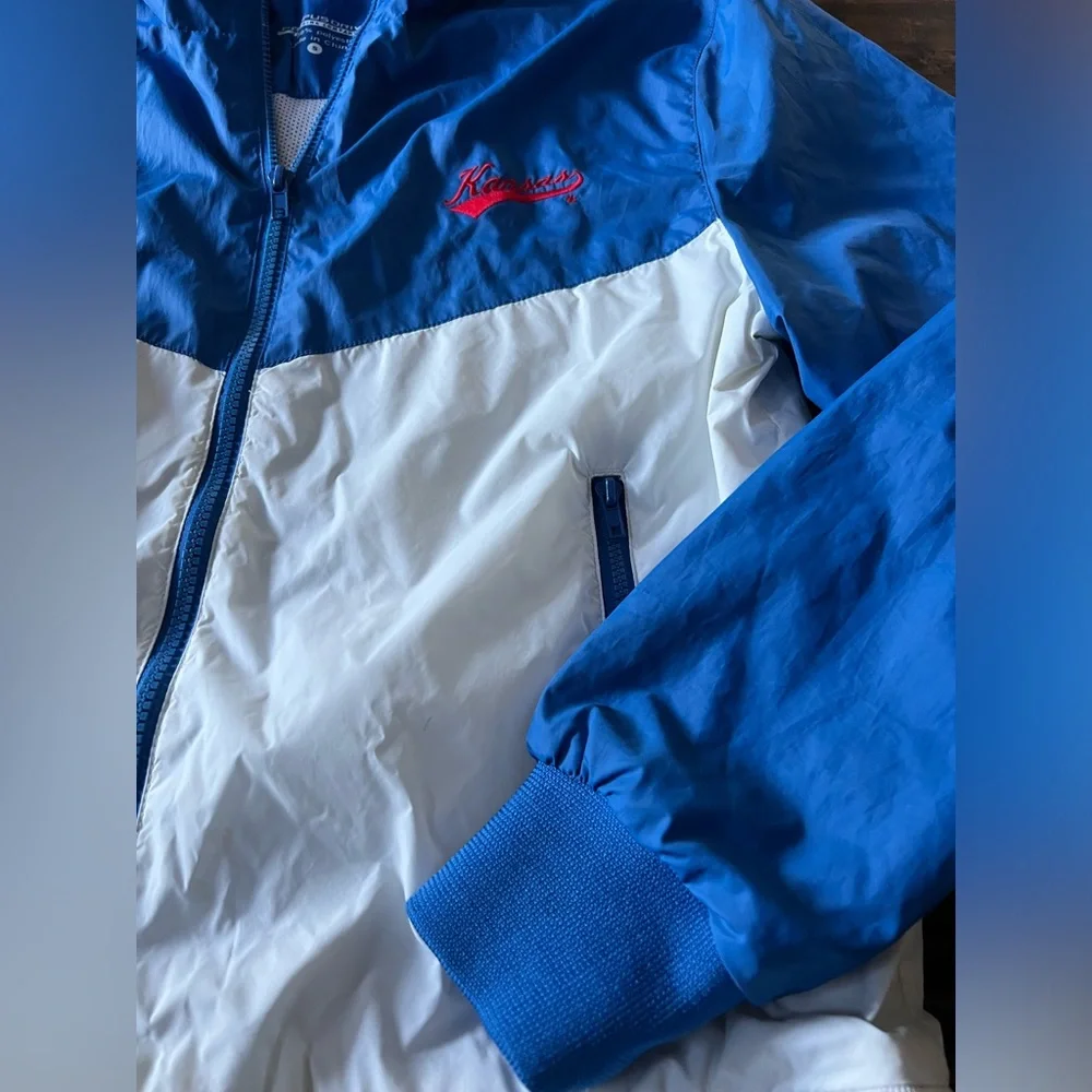 KU Jayhawks Windbreaker small - Picture 3 of 5